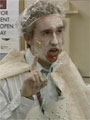 Alan Partridge as a zombie