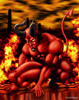 Satan horned