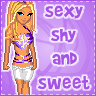 Shy and sweet