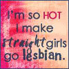 Straight girls turn