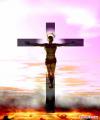 Up on the cross