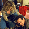 Sharona helping Monk