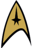 Star trek logo yellow