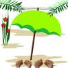 Beach umbrella