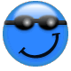 Blue Cool Happy