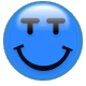 Blue Evil Happy