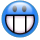 Blue Huge Grin