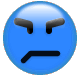 Blue Unimpressed