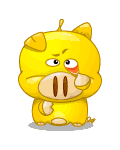 Cute pig smiley 009