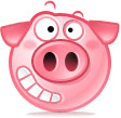 Cute pig smiley 042