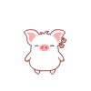 cute pig 2 smiley 011