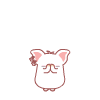 cute pig 2 smiley 027
