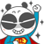 panda smiley 006