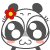 panda smiley 050