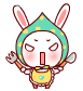rabbit 3 smiley 032