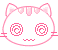 White cat smiley 008