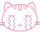 White cat smiley 016