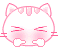 White cat smiley 028