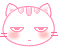 White cat smiley 029