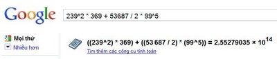 google calculator