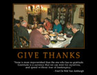 give thanks