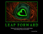 Leap forward