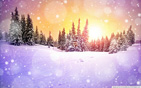 snowing_bokeh wallpaper
