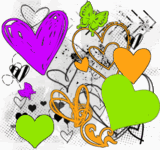 heart pattern 134