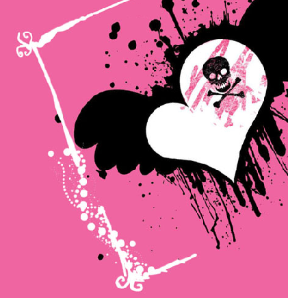skulls background pattern 0095