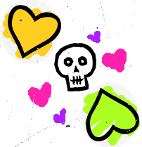 skulls background pattern 0192