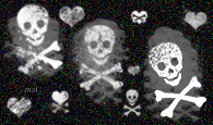 skulls background pattern 0466