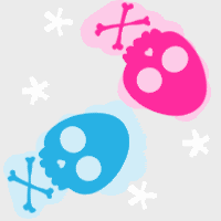 skulls background pattern 0467