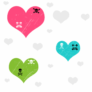 skulls background pattern 0471