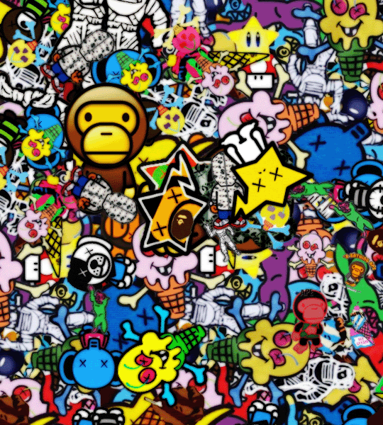 skulls background pattern 0560