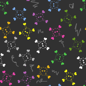 skulls background pattern 0769