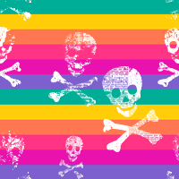 skulls background pattern 0793