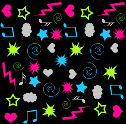 skulls background pattern 0803