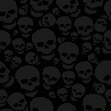 skulls background pattern 0934