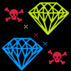 skulls background pattern 1001