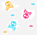 skulls background pattern 1180
