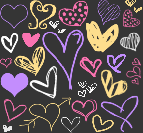heart pattern 006