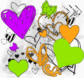 heart pattern 008