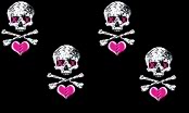 skulls background pattern 0074