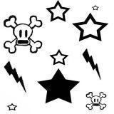 skulls background pattern 0674