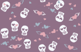 skulls background pattern 1125
