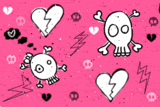skulls background pattern 1216