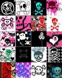 skulls background pattern 1238